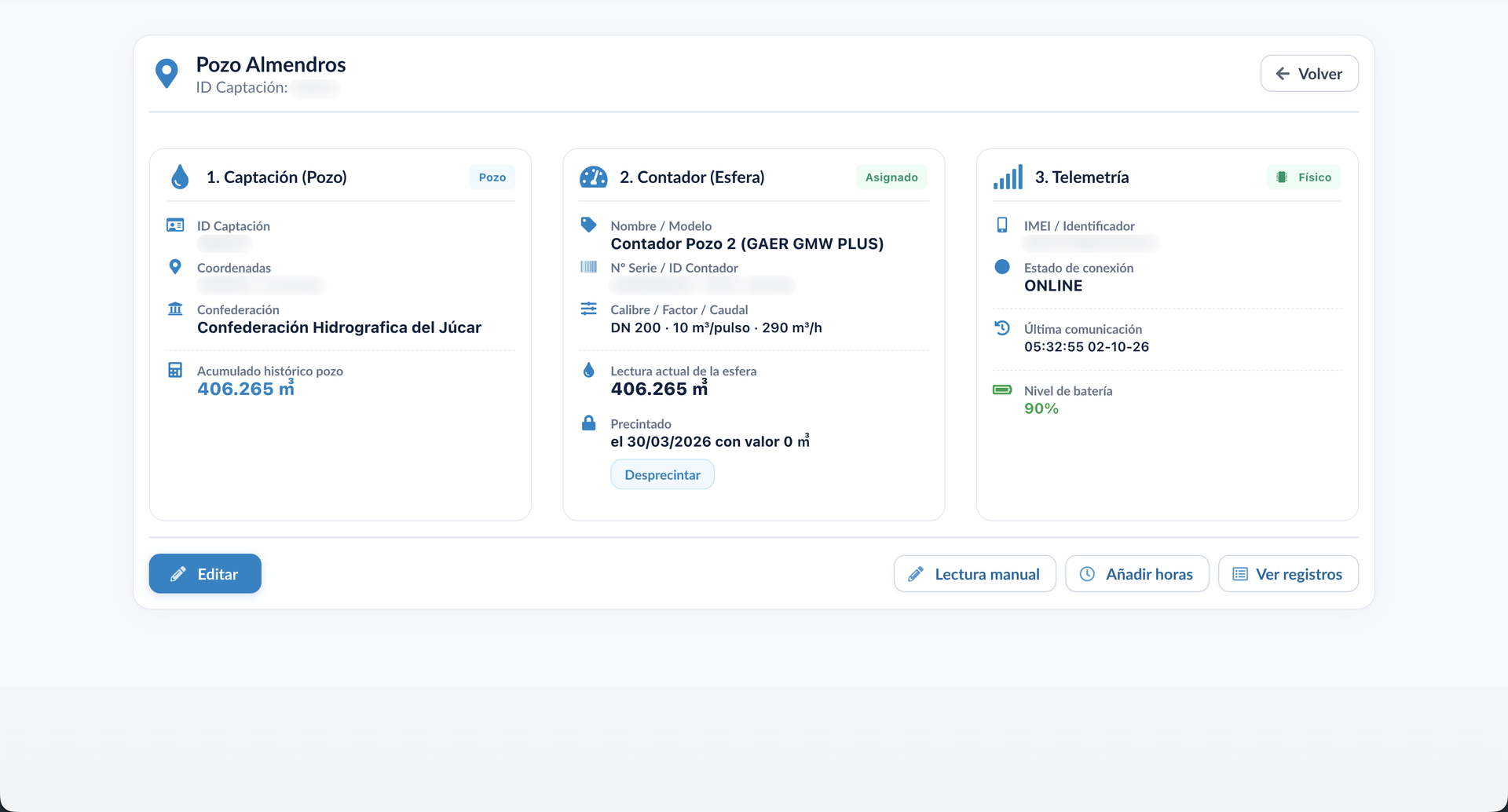 Plataforma web CHcontador